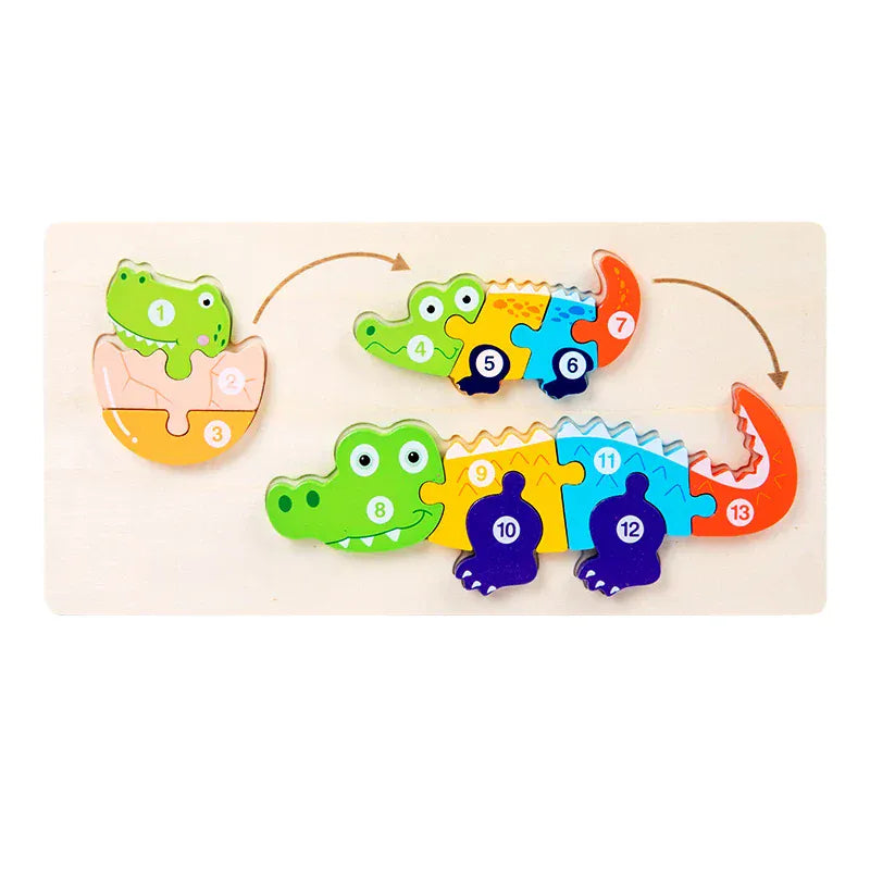 puzzle cycle de la vie I boutique1one crocodile