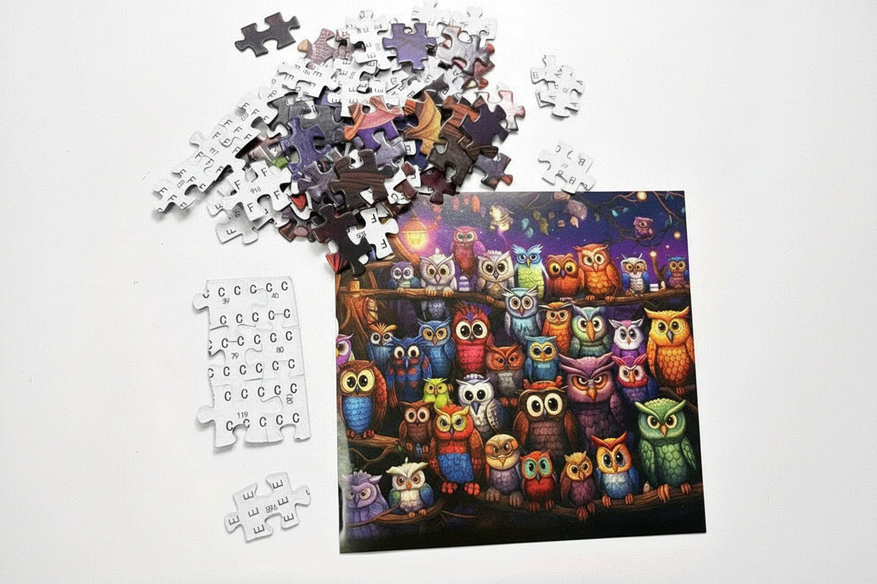 puzzle d'hiboux I boutique1one OWL FAMILY