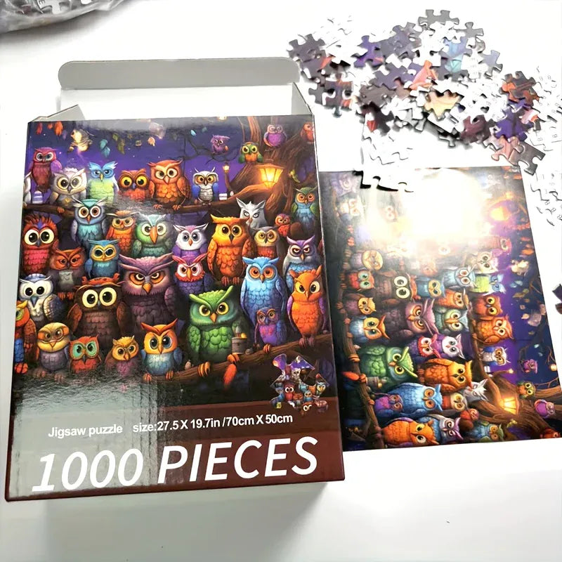 puzzle d'hiboux I boutique1one OWL FAMILY