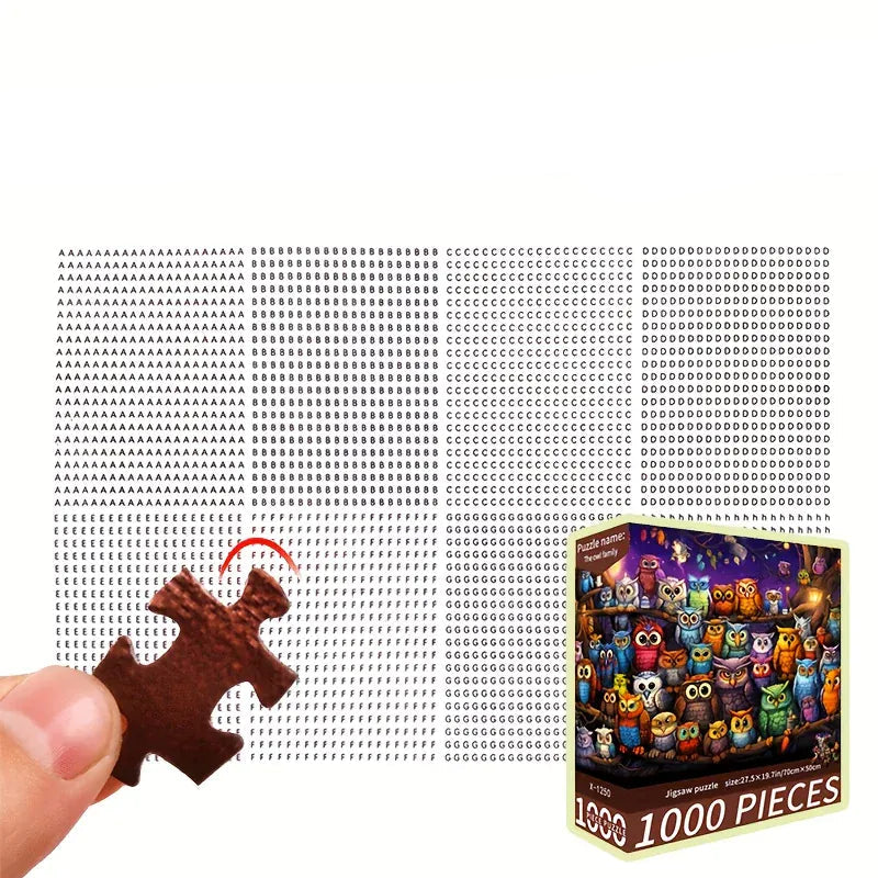 puzzle d'hiboux I boutique1one OWL FAMILY