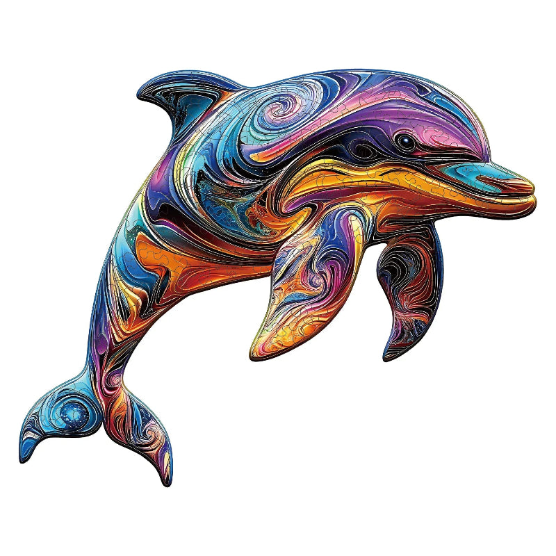 puzzle dauphin coloré I boutique1one
