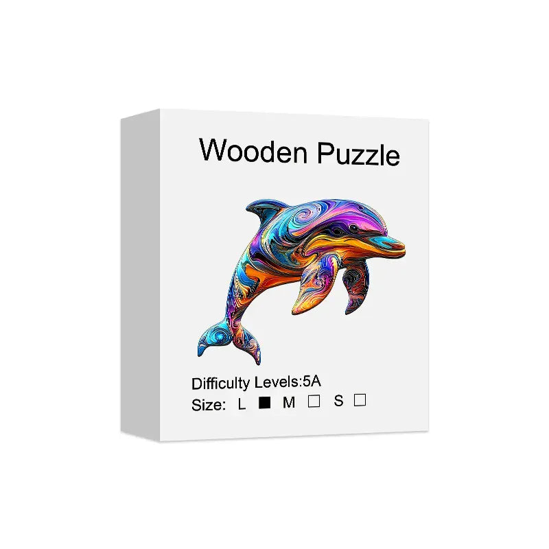 puzzle dauphin coloré I boutique1one L