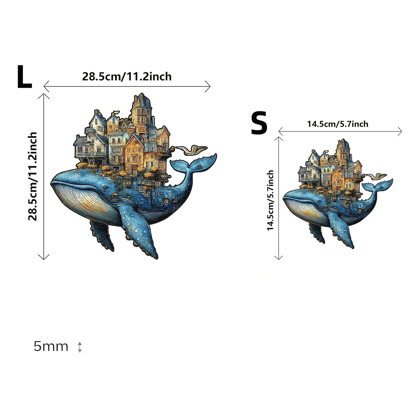 puzzle de baleine originale I boutique1one