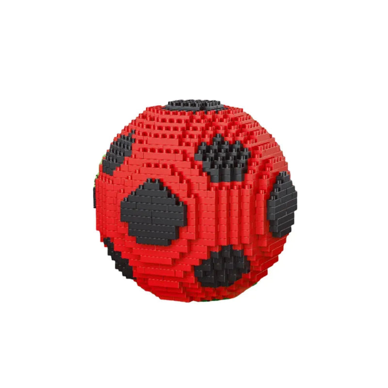 puzzle de construction ballon de foot rouge et blanc I boutique1one Red Football / with box
