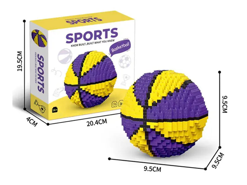 puzzle de construction en 3D ballon de foot I boutique1one Basketball