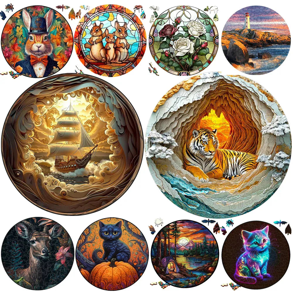 puzzle de différent modèle de chat I boutique1one