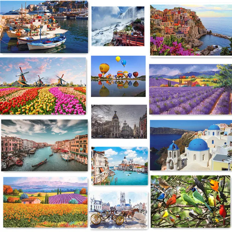 puzzle de différent modèle de paysage I boutique1one