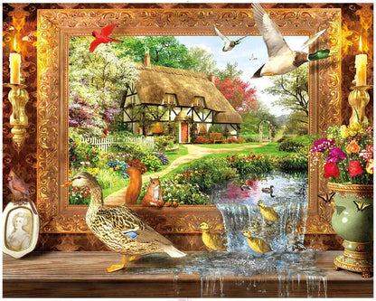 puzzle de différent modèle I Full Puzzle PORTRAIT DE CAMPAGNE / 75cm/50cm
