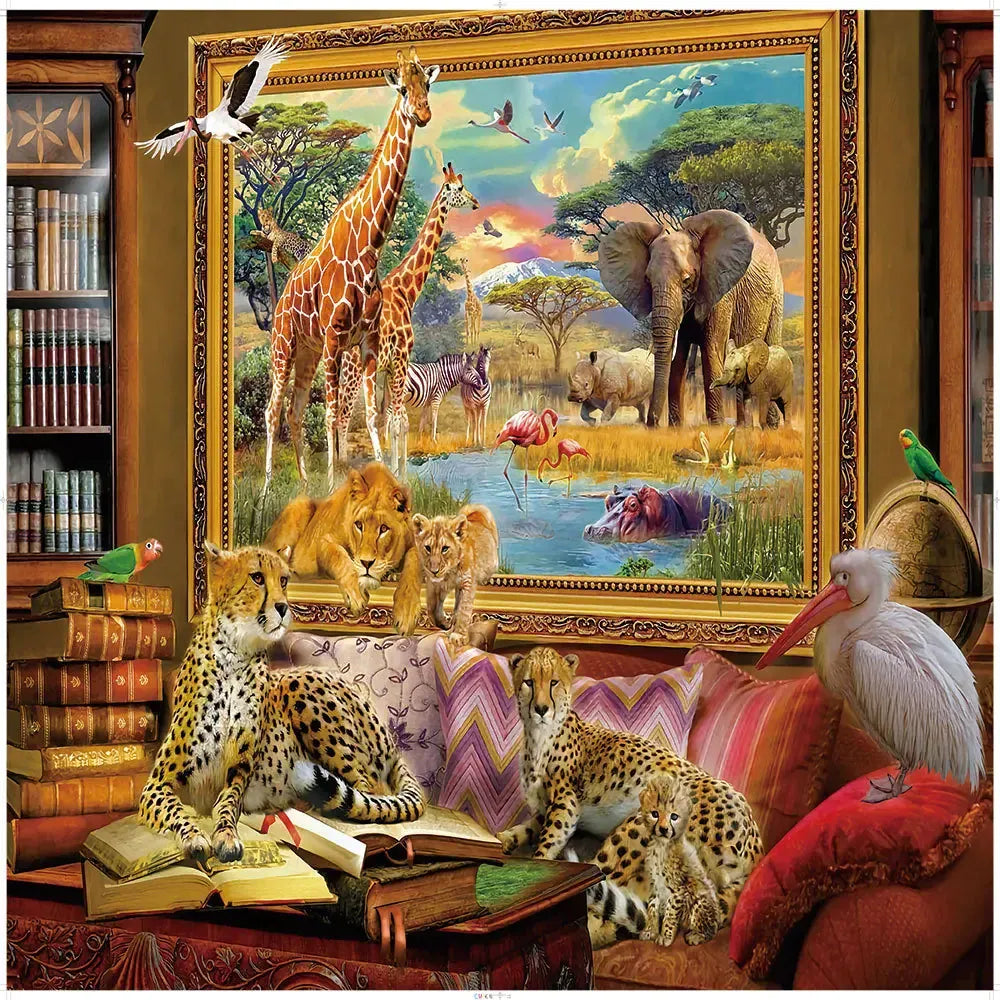 puzzle de différent modèle I boutique1one B148Grassland animal