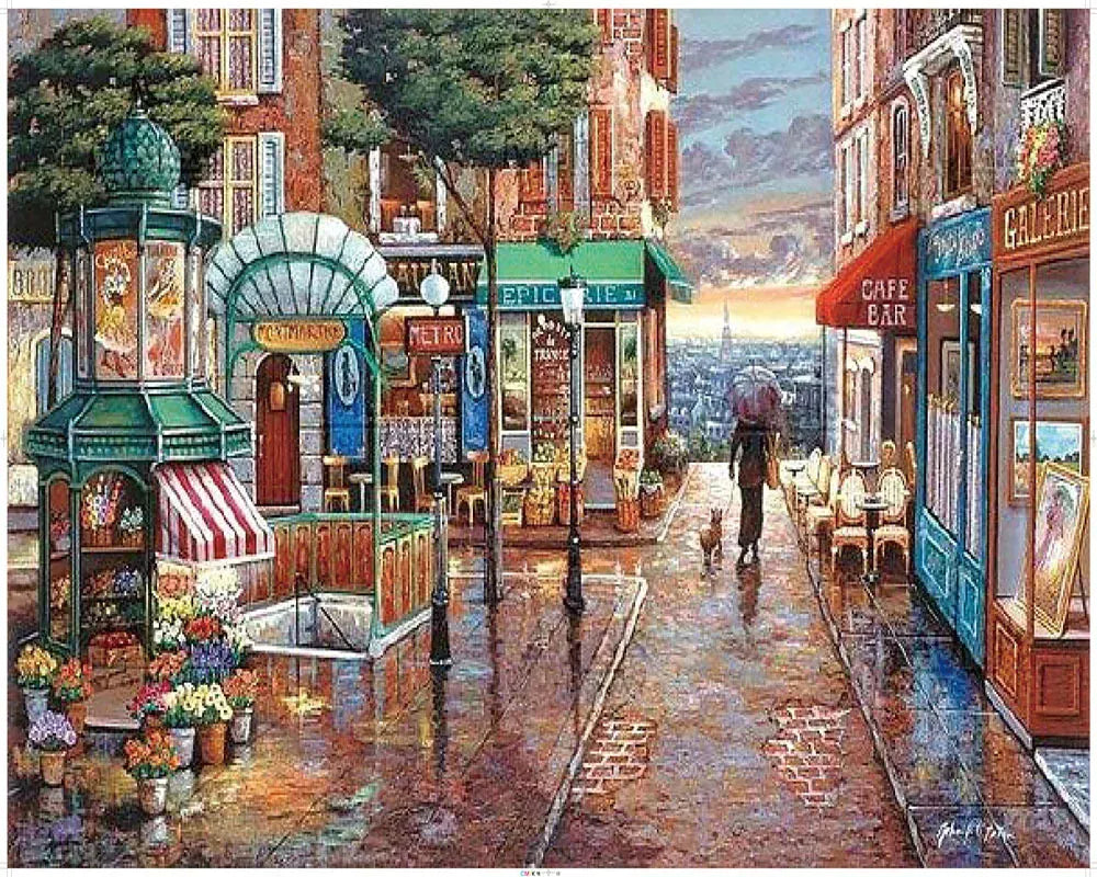 puzzle de différent modèle I boutique1one B149Romantic Town