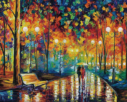 puzzle de différent modèle I Full Puzzle NUIT PLUVIEUSE / 75cm/50cm