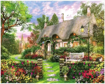 puzzle de différent modèle I Full Puzzle MAISON DE CAMPAGNE / 75cm/50cm