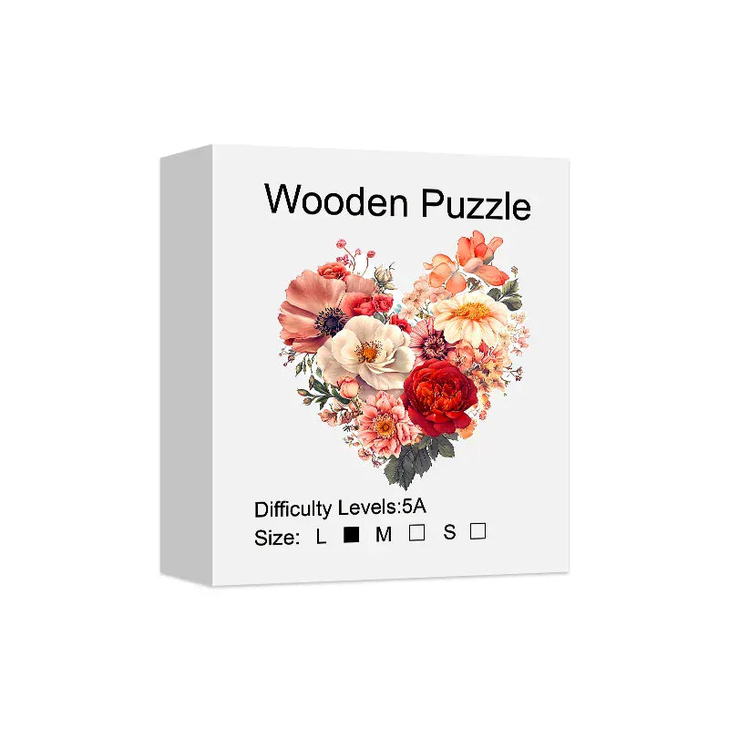 puzzle de fleur en coeur I boutique1one L