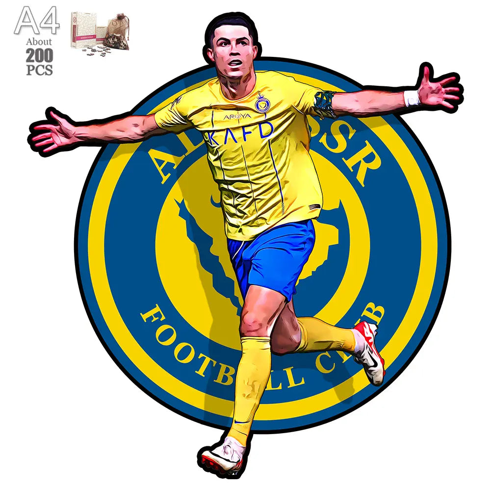 puzzle de joueur de foot varié I boutique1one ZQ-CR02-A4