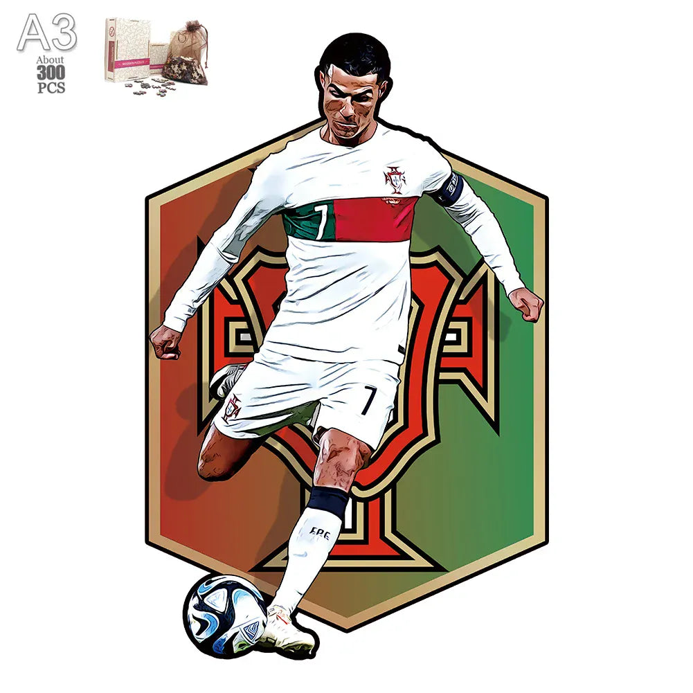 puzzle de joueur de foot varié I boutique1one ZQ-CR04-A3