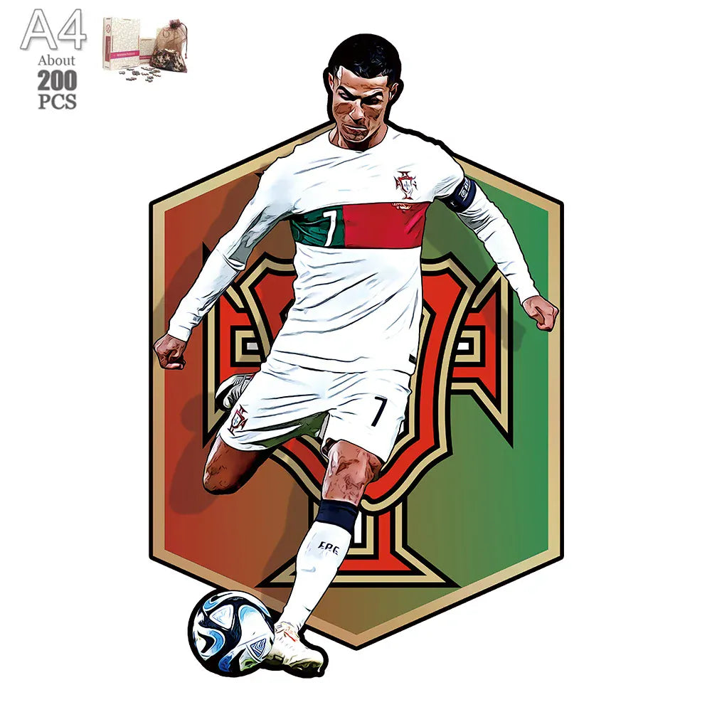 puzzle de joueur de foot varié I boutique1one ZQ-CR04-A4