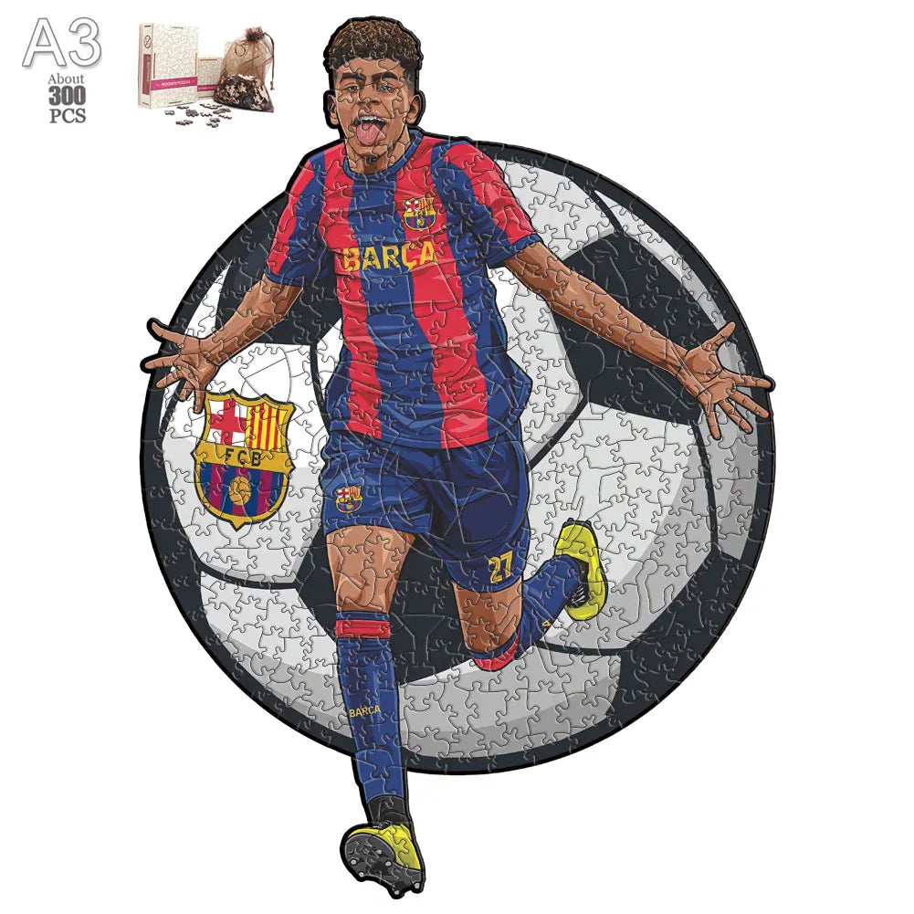 puzzle de joueur de foot varié I boutique1one ZQ-LMY01-A3