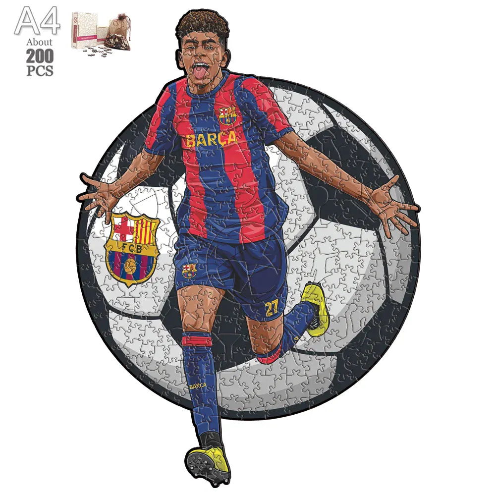 puzzle de joueur de foot varié I boutique1one ZQ-LMY01-A4