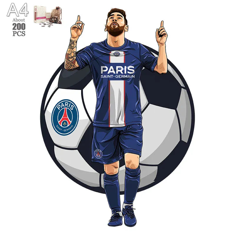 puzzle de joueur de foot varié I boutique1one ZQ-MX-02-A4