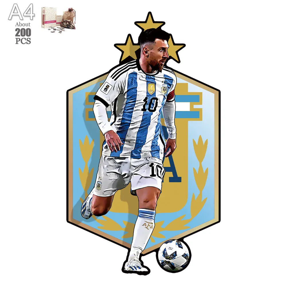 puzzle de joueur de foot varié I boutique1one ZQ-MX-04-A4