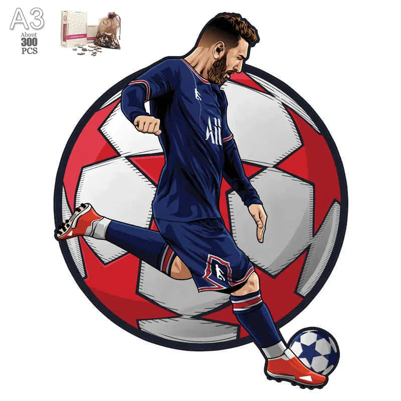 puzzle de joueur de foot varié I boutique1one ZQ-MX01-A3
