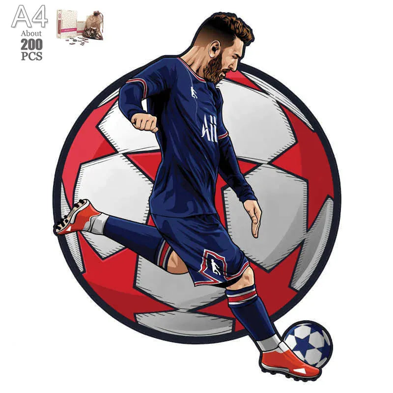 puzzle de joueur de foot varié I boutique1one ZQ-MX01-A4