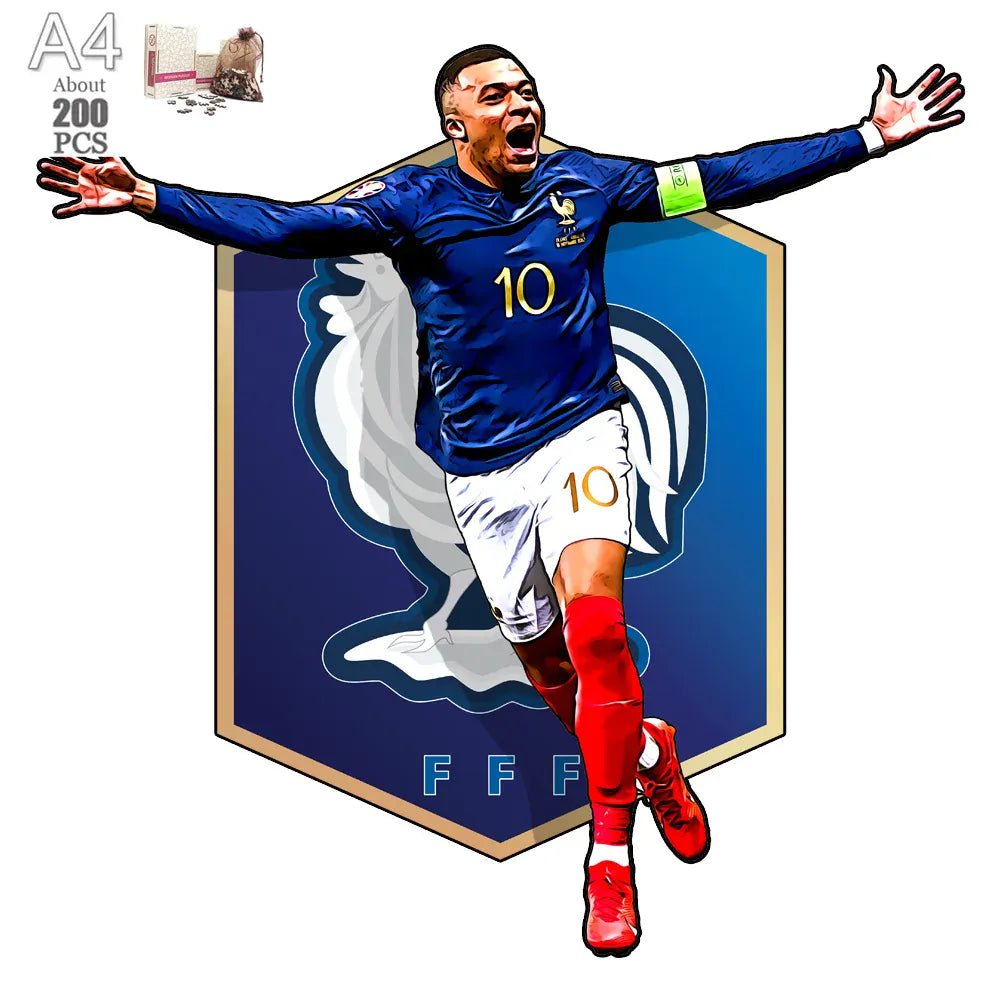 puzzle de joueur de foot varié I boutique1one ZQ-OBP-03-A4
