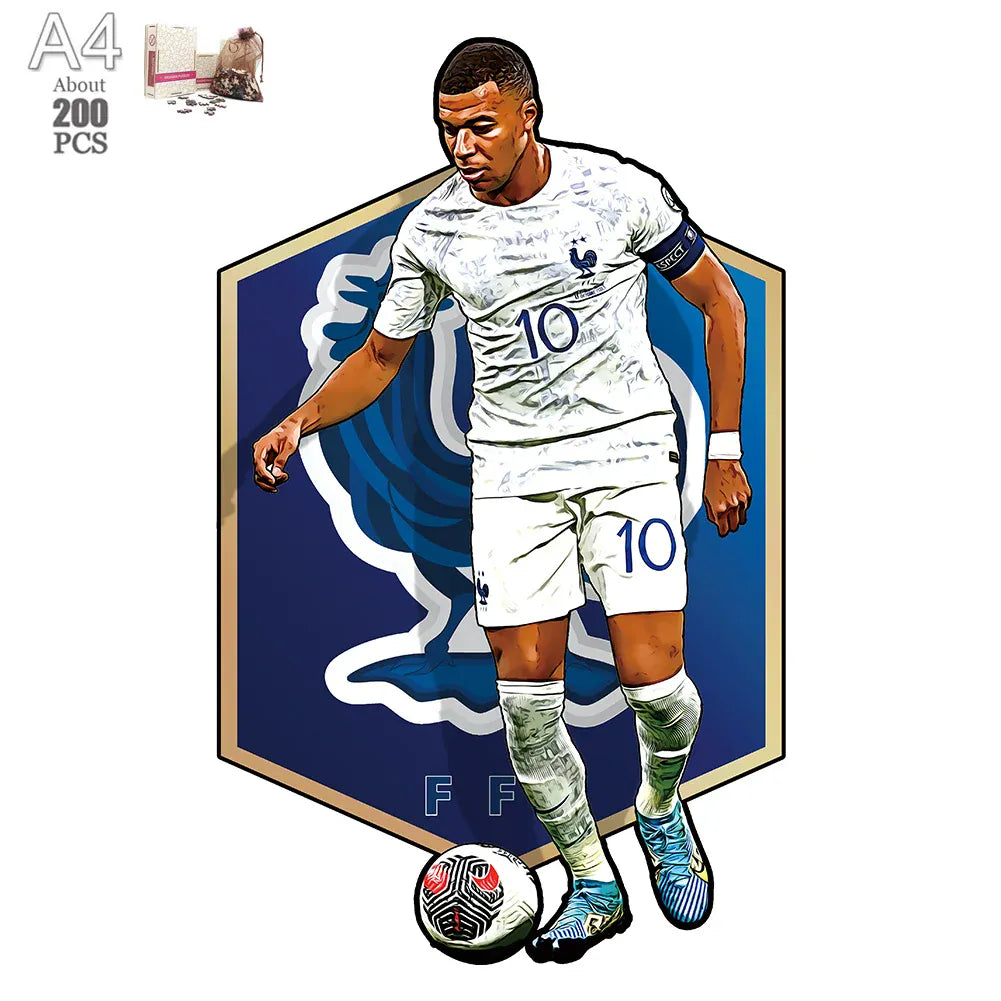 puzzle de joueur de foot varié I boutique1one ZQ-OBP-04-A4