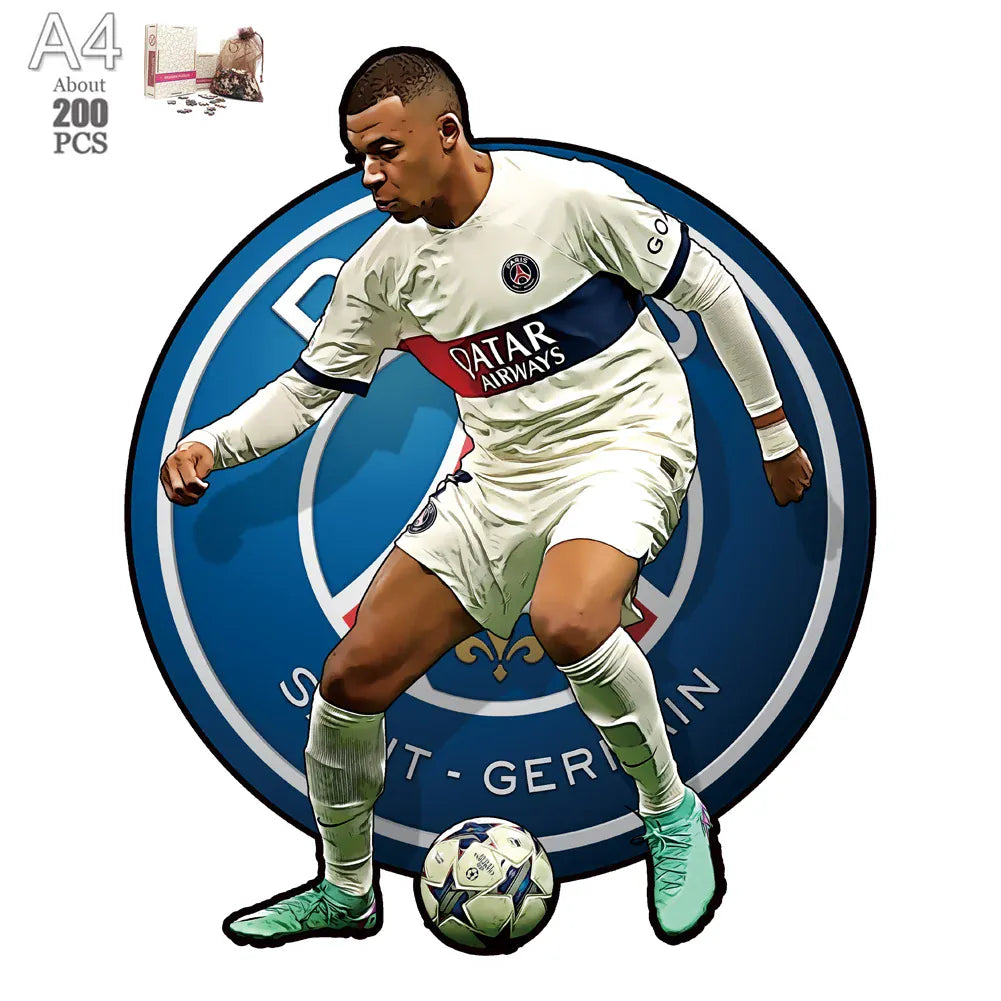 puzzle de joueur de foot varié I boutique1one ZQ-OBP-05-A4