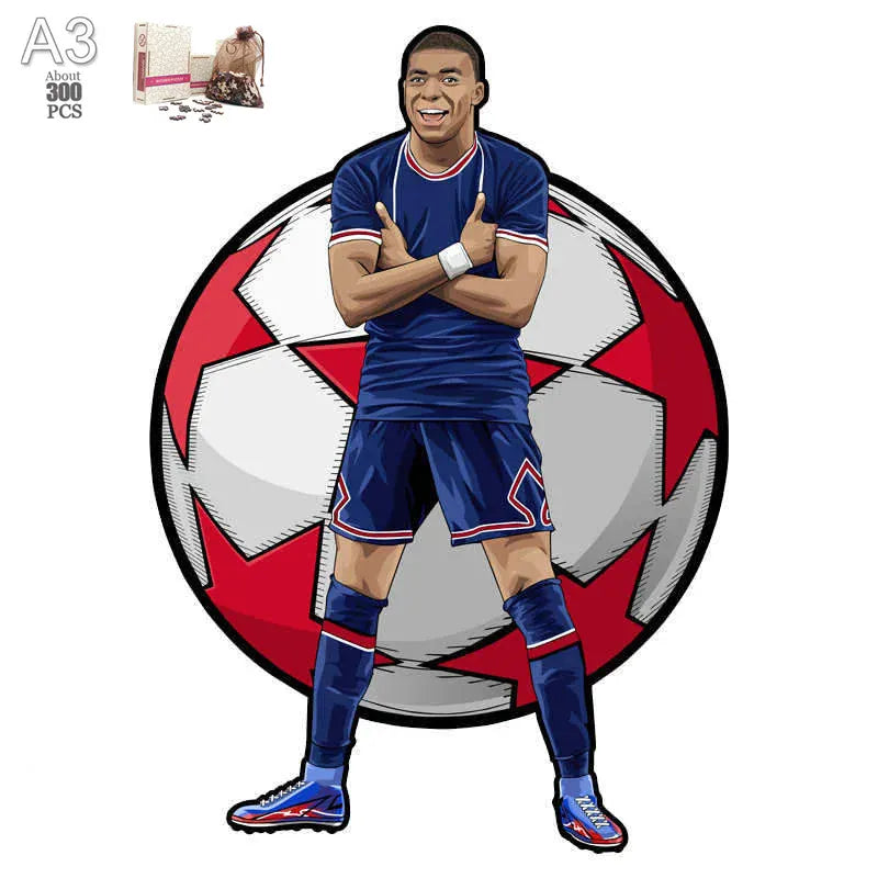 puzzle de joueur de foot varié I boutique1one ZQ-OBP01-A3