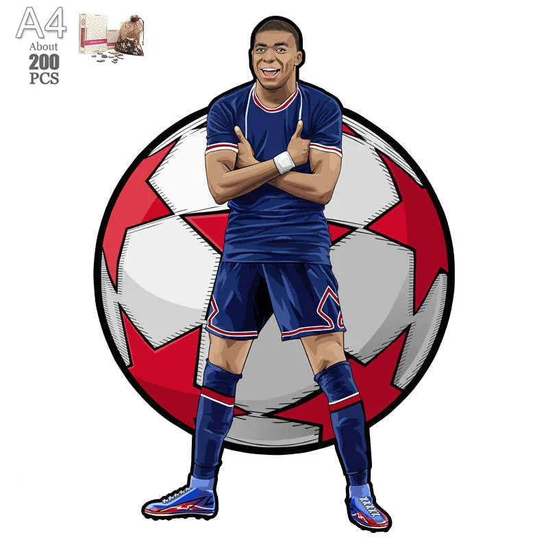 puzzle de joueur de foot varié I boutique1one ZQ-OBP01-A4