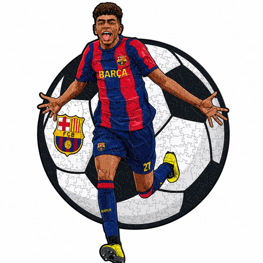 puzzle de joueur de foot varié I Full Puzzle A3-YAMAL