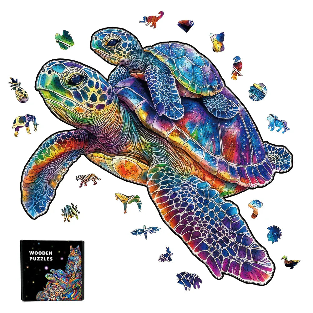 puzzle de magnifiques tortues I boutique1one