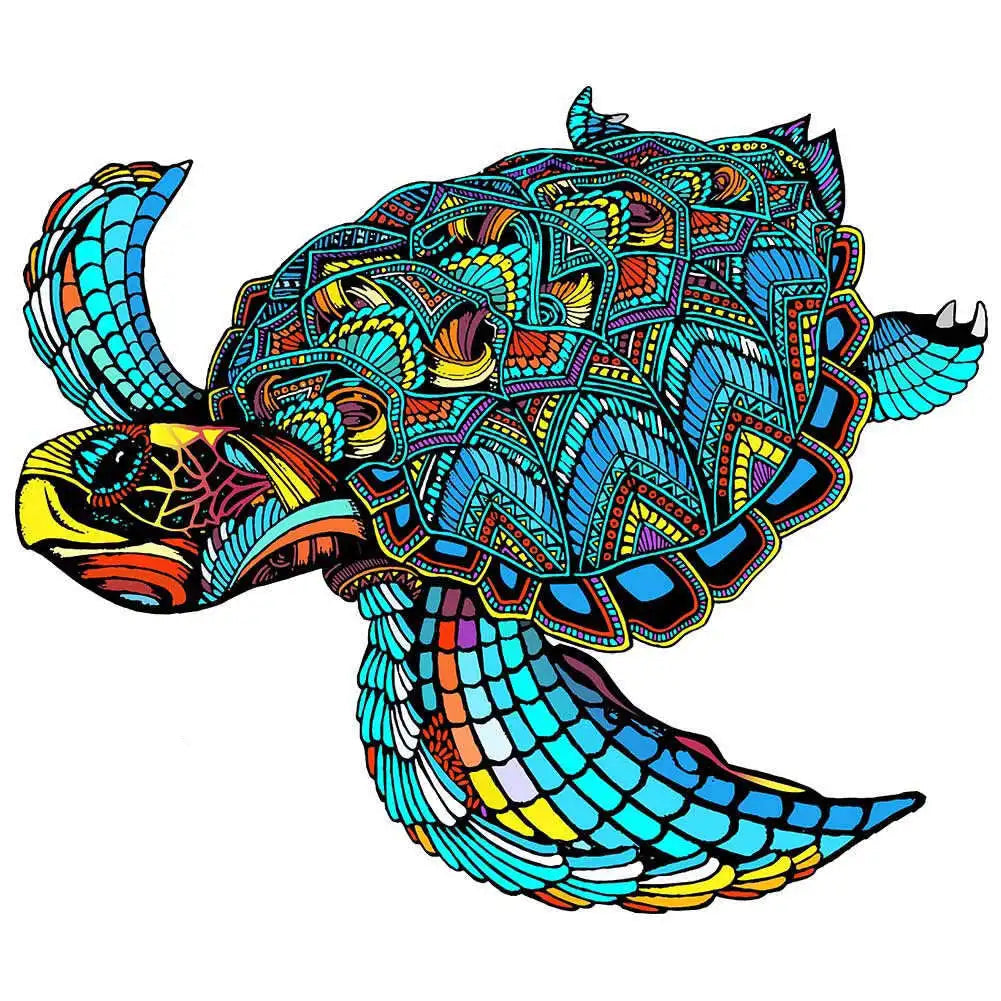 puzzle de magnifiques tortues I boutique1one GUI-08-A5
