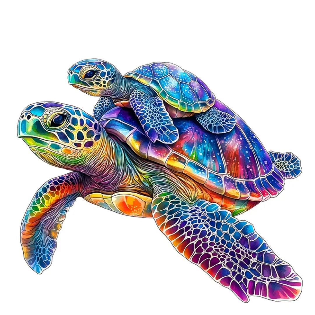 puzzle de magnifiques tortues I boutique1one GUI-19-A5