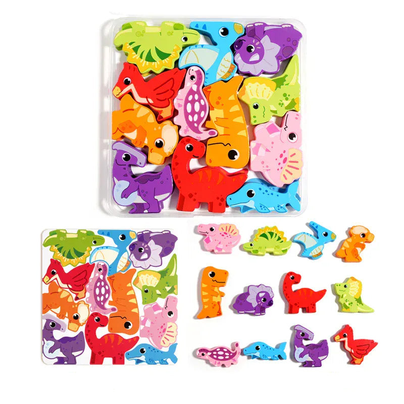 puzzle de réflexion éveil I boutique1one C-Dinosaurs