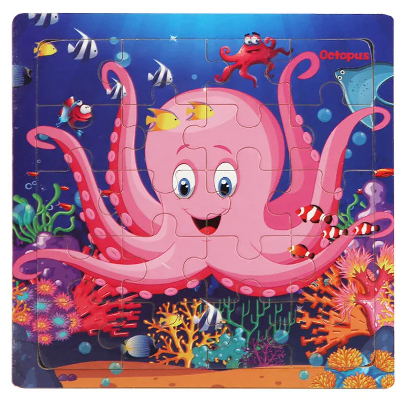 puzzle éducatif animaux I boutique1one Octopus / CHINA