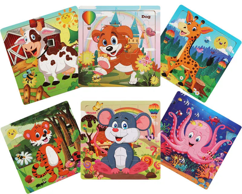 puzzle éducatif animaux I boutique1one Random 1pcs / CHINA
