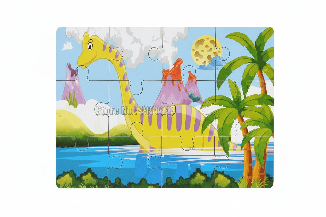 puzzle en bois 12 pièces moto animaux et autres I boutique1one 13