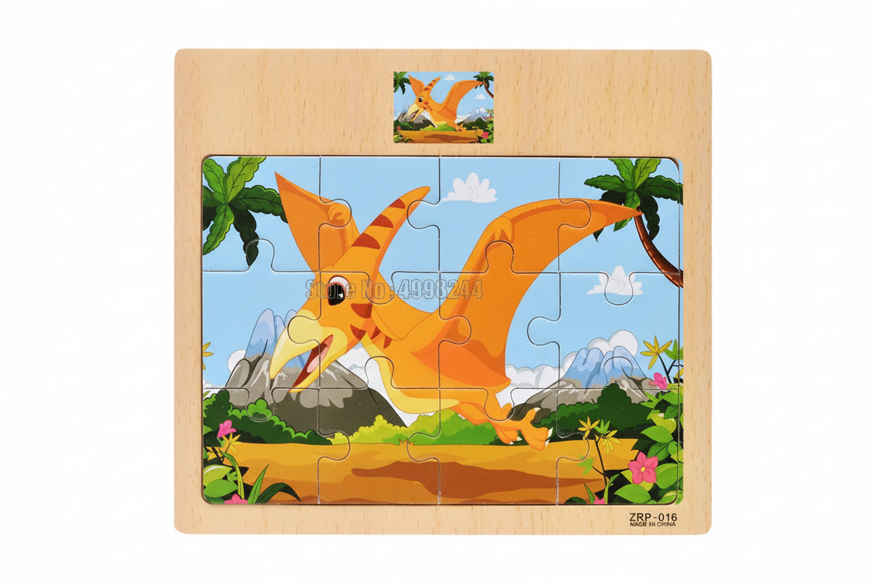 puzzle en bois 12 pièces moto animaux et autres I boutique1one 14
