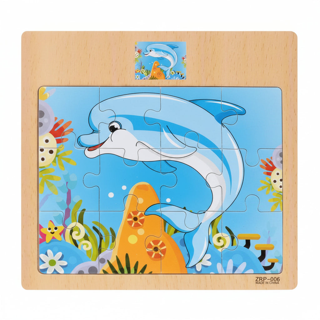 puzzle en bois 12 pièces moto animaux et autres I boutique1one 4
