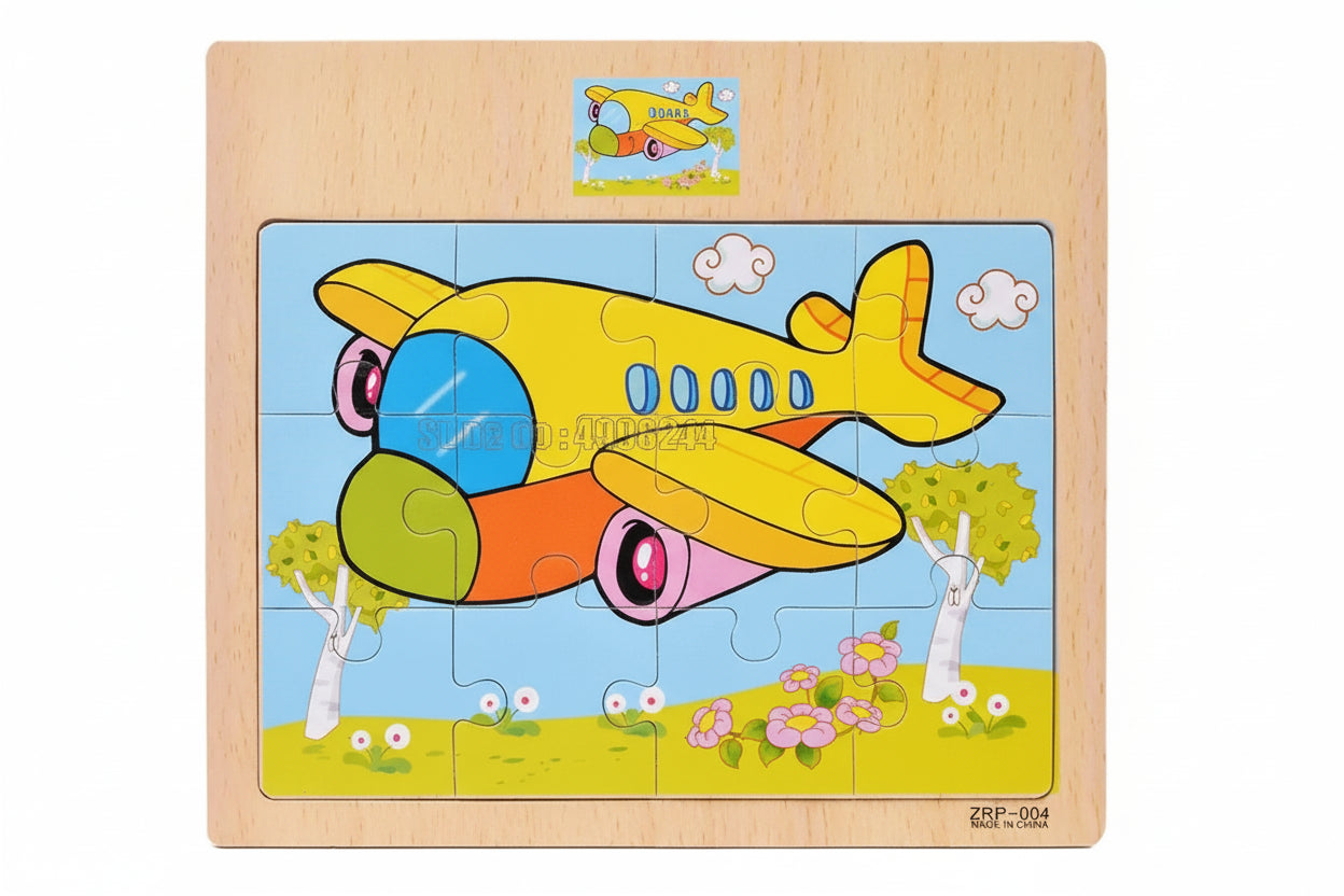puzzle en bois 12 pièces moto animaux et autres I boutique1one 7