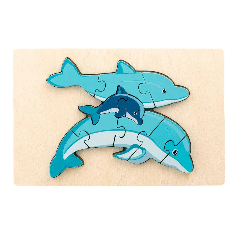puzzle en bois original I boutique1one dolphin