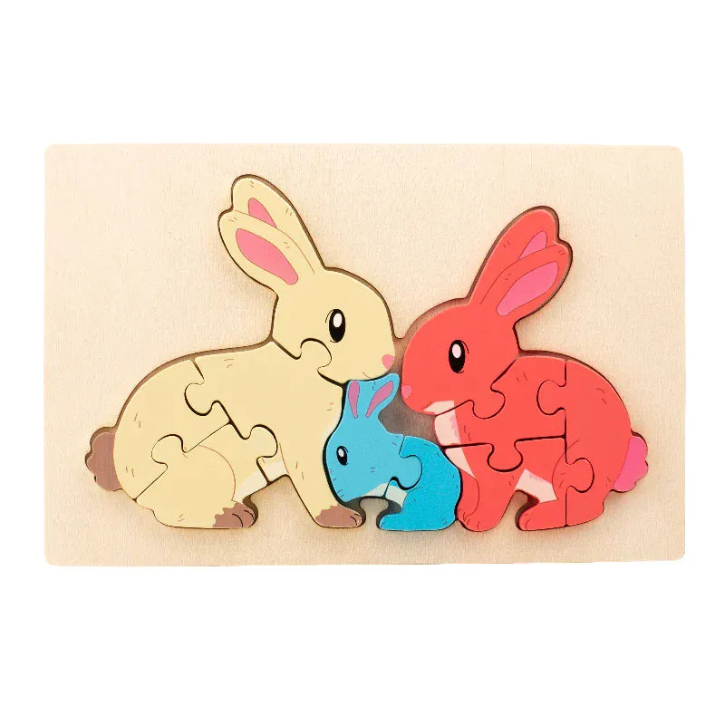 puzzle en bois original I boutique1one rabbit