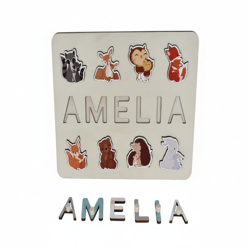 puzzle en bois pour enfant à personnaliser