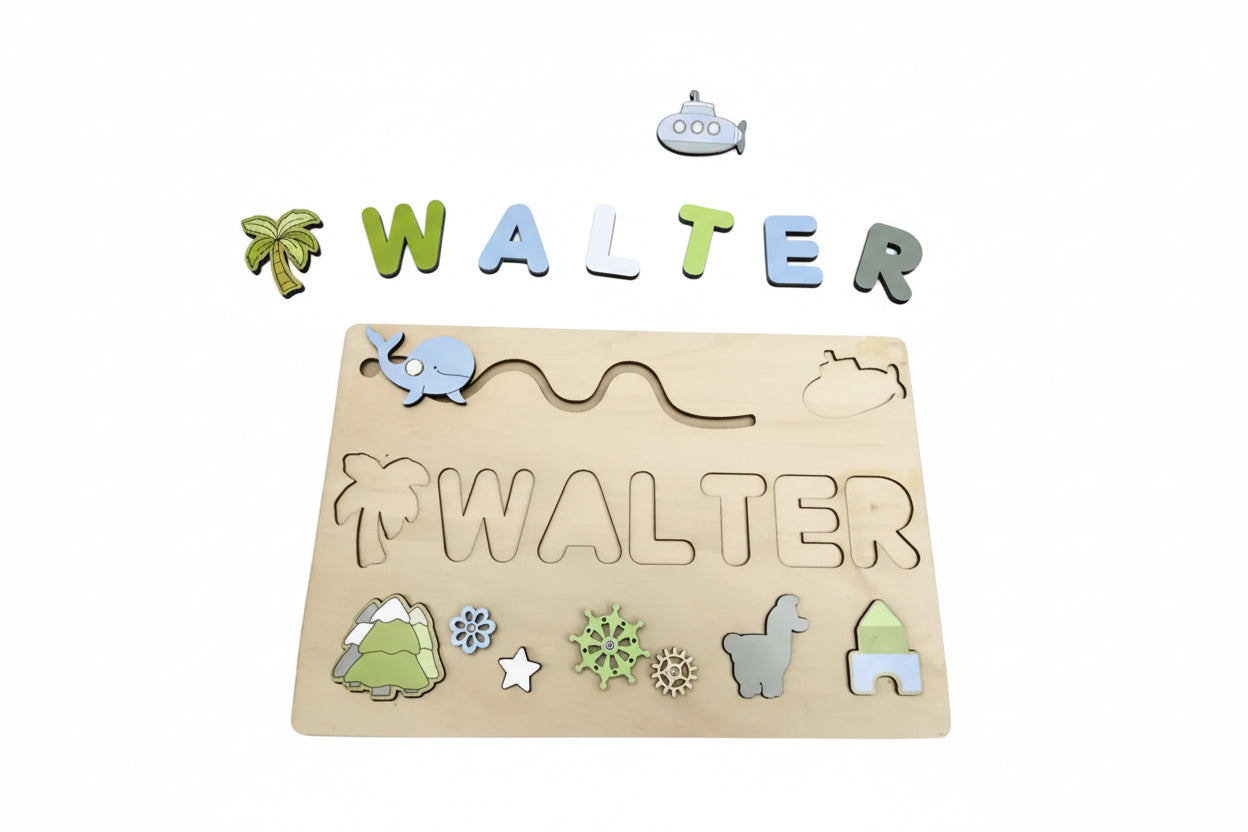 puzzle en bois pour enfant à personnaliser AW311