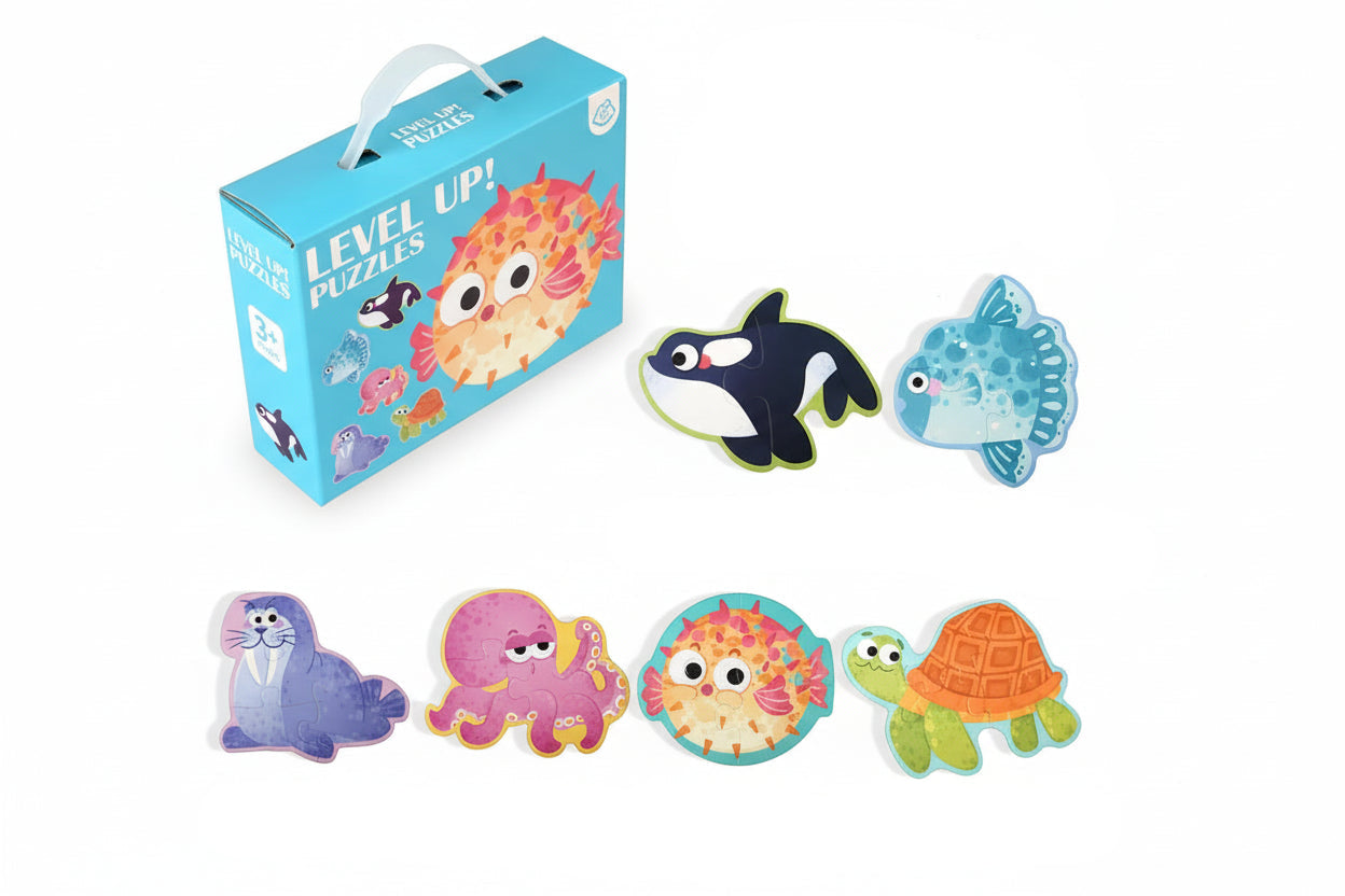 puzzle en boite de transport I boutique1one marine animal