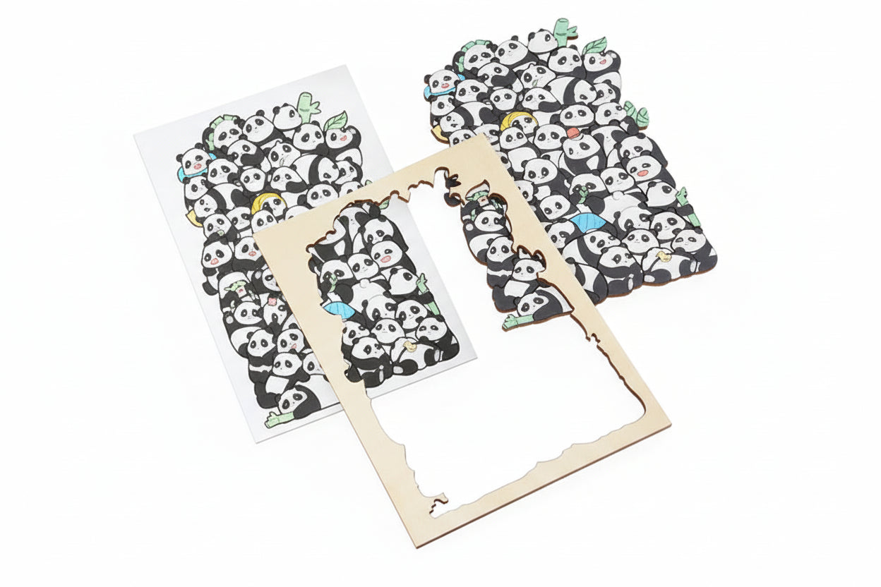 puzzle en forme d'animaux I boutique1one  pandas puzzles