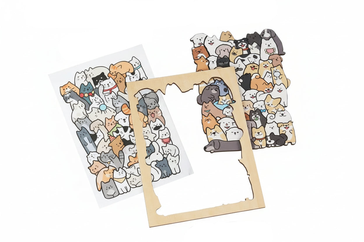 puzzle en forme d'animaux I boutique1one  puppy puzzles