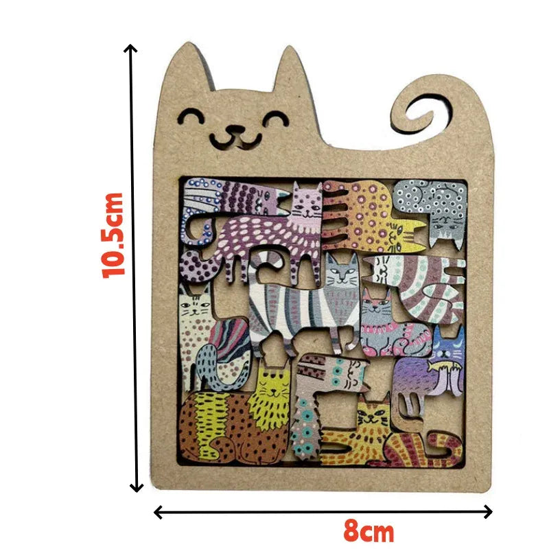 puzzle en forme de chat I boutique1one 1set